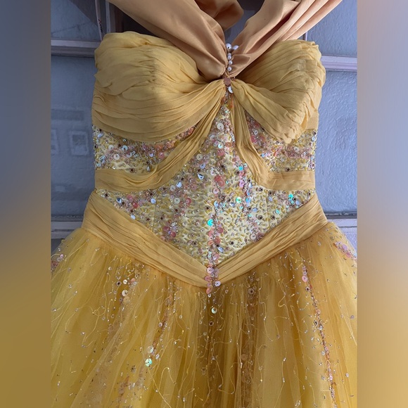 Belle Gown Beauty and the Beast Cosplay Size S M - Picture 4 of 16